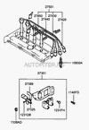 Фото Катушка зажигания HYUNDAI ACCENT (ТагАЗ) DOHC/GETZ/ELANTRA XD в сборе Hyundai-Kia 2730126600 Hyundai-Kia