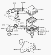 Фото Нетоварный вид упаковки / воздушного фильтра резонатор Hyundai-Kia 2819026510 Hyundai-Kia