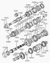 Фото Подшипник первичного вала, передний Hyundai-Kia 4322222640 Hyundai-Kia