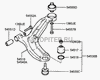 Фото Шаровая опора нижнего рычага Hyundai-Kia 5453025000 Hyundai-Kia