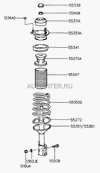 Фото Амортизатор зад. лев. hyundai accent тагаз Hyundai-Kia 5535025151 Hyundai-Kia