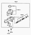 Фото Крышка бачка главного тормозного цилиндра Hyundai-Kia 5853125300 Hyundai-Kia