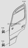 Фото Петля двери водителя County верхняя Hyundai/Kia Hyundai-Kia 751405A000 Hyundai-Kia