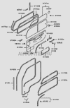 Фото УПЛОТНИТЕЛЬ  СТЕКЛА ДВЕРИ Hyundai-Kia 811805A000 Hyundai-Kia