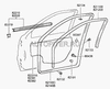 Фото Уплотнитель двери HYUNDAI ACCENT (ТагАЗ) передней левой Hyundai-Kia 8211025000 Hyundai-Kia