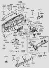 Фото Кожух рулевой колонки верх Портер 1 Hyundai/Kia Hyundai-Kia 846014B000AQ Hyundai-Kia