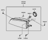 Фото Фара передняя левая, , шт Hyundai-Kia 921015A100 Hyundai-Kia