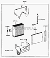 Фото Крышка салонного фильтра Accent II/ТАГАЗ 2000-2012 Hyundai-Kia 9761225000 Hyundai-Kia