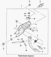Фото Накладка педали тормоза и сцепления НЕКСИЯ ЛАНОС Daewoo 94580532 Daewoo