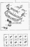 Фото Решетка бампера Daewoo 96107867 Daewoo