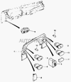 Фото Кнопка противотуманных фар DAEWOO задних 96168697 Nexia Daewoo 96168697 Daewoo