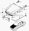 Фото Петля капота DAEWOO левая Nexia Daewoo 96175303 Daewoo