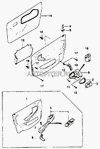 Фото Ручка двери внутренняя правая НЕКСИЯ Daewoo 96186652 Daewoo