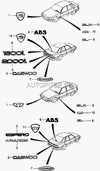 Фото Орнамент DAEWOO Nexia решетки радиатора Daewoo 96209264 Daewoo