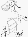 Фото Механизм замка задней двери левый Daewoo 96209561 Daewoo