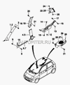 Фото Облицовка задней правой стойки Daewoo 96279888 Daewoo