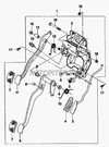 Фото Накладка педали DAEWOO Matiz тормоза/сцепления OEM Daewoo 96316332 Daewoo