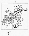 Фото Выключатель кнопка DAEWOO Matiz обогрева стекла заднего OE Daewoo 96316818 Daewoo