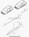 Фото Молдинг пер. двери Daewoo  L Daewoo 96340801 Daewoo