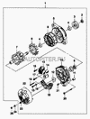 Фото Генератор 65A \ Chevrolet Matiz II 0.8 Daewoo 96380673 Daewoo