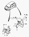 Фото Нетоварный вид упаковки / БРЫЗГОВИКИ ЗАД SPARK Daewoo 96562712 Daewoo