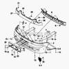 Фото КРОНШТЕЙН БАМПЕРА ПЕРЕДНЕГО ПРАВЫЙ MATIZ DAEWOO Daewoo 96562949 Daewoo