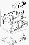 Фото Усилитель центральной стойки нижний левый Daewoo K90181241 Daewoo