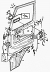 Фото Личинка замка двери Volvo 3090483 Volvo