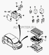 Фото Реле обогрева заднего стекла Daewoo Nexia Matiz 4-х конт. General Motors 90244312 General Motors