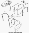 Фото Накладка двери DAEWOO Lanos зад прав внутр General Motors 96238370 General Motors