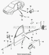 Фото Ограничитель двери CHEVROLET LANOS передней левой General Motors 96259087 General Motors