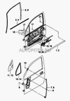 Фото Стеклоподъемник DAEWOO MATIZ 98- передний правый элект. General Motors 96323235 General Motors
