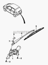 Фото щетка стеклоочистителя 350 мм chevrolet lacetti универсал General Motors 96323563 General Motors