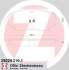 Фото Колодки тормозные передние ZIMMERMANN 292292101 Zimmermann 292292101 Zimmermann