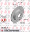 Фото Диск тормозной TOYOTA RAV 4 12- задн.Coat Z Zimmermann 590280120 Zimmermann