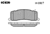Фото Колодки тормозные Toyota Previa, Estima 90-99 задние ICER Icer 181817 Icer