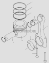 Фото Вкладыши FAW-3252 FAW-3312 (комплект) шатунные 1004026-36D Faw 100402636D Faw