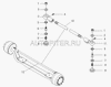 Фото Тяга рулевая FOTON-1099 поперечная Foton 1106930302001 Foton