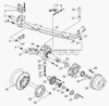 Фото Подшипник ступицы FOTON 1099, 1093, 1138/ FAW 1083 передней внутренний Foton T2ED050 Foton