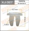 Фото Клипса автомобильная (автокрепеж) KJ-327 (MASUMA) Masuma KJ327 Masuma