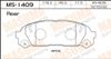 Фото Колодки тормозные дисковые Masuma MS-1409 Masuma MS1409 Masuma