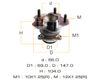 Фото Ступица Nissan Tiida (C13) 14-, Sentra 14- задняя (+ABS) Masuma Masuma MW21518 Masuma