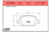 Фото Колодки Lada Vesta Sport SW Cross задние VVV KTD006 VVV