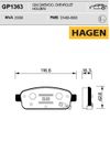 Фото Колодки торм.зад. Premium brake pads HAGEN SANGSIN GP1363 Sangsin GP1363 Sangsin