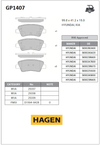 Фото Колодки тормозные задние дисковые HYUNDAI SOLARIS 2010-, KIA CEED 2012- Sangsin GP1407 Sangsin