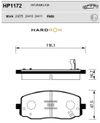 Фото Колодки тормозные передние  HARDRON Sangsin HP1172 Sangsin