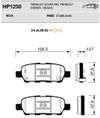 Фото Колодки тормозные задние HP1250 Hardron Sangsin HP1250 Sangsin