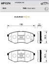 Фото Колодки тормозные передние HP1374 Hardron Sangsin HP1374 Sangsin