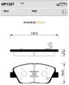 Фото Колодки тормозные передние HP1397 Hardron Sangsin HP1397 Sangsin