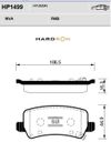 Фото Колодки тормозные задние HP1499 Hardron Sangsin HP1499 Sangsin